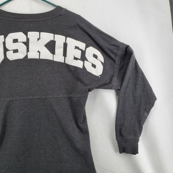 Northern Illinois Huskies Shirt Men's Long Sleeve Pullover Tee NCAA Black Small - Picture 11 of 12